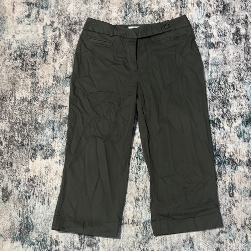 Van Heusen Black Capris Classic Business Casual